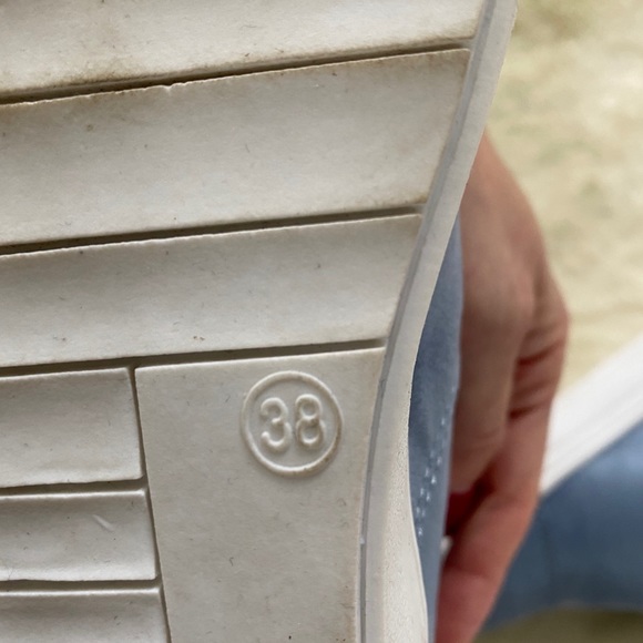 Blue wedge fashion running shoe - Picture 5 of 5